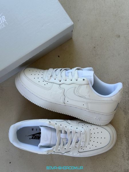 Чоловічі та жіночі кросівки Nike Air Force 1 Low White &lsquo;Roses&lsquo; фото
