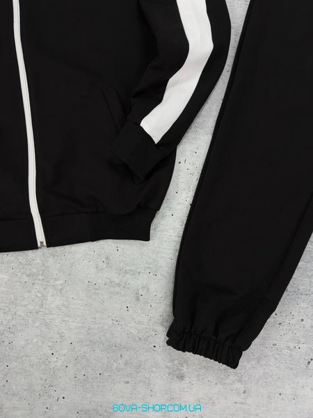 Чоловічий та жіночий костюм ЗИМОВИЙ Puma Black White: zip кофта-штани (2 пари носків у подарунок) Puma фото
