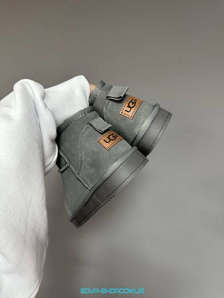 Жіночі зимові ботинки UGG ULTRA MINI COOL GREY SUEDE фото