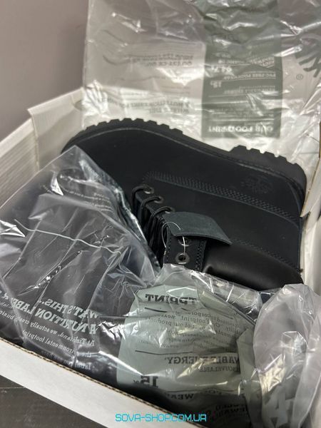 Зимові чоловічі та жіночі ботинки Timberland CLASSIC PREMIUM NUBUCK WATERPROOF Black (Original Box) фото