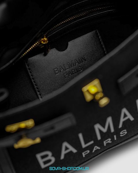 Жіноча сумка Balmain B-Buzz 23 Total Black Premium фото