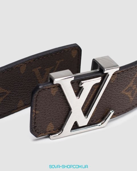 Ремінь Louis Vuitton Iconic 35 mm Belt Silver Premium фото