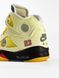 Чоловічі та жіночі баскетбольні кросівки Nike Jordan 5 Retro Off-White Sail re-126366 фото 7