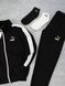 Чоловічий та жіночий костюм ЗИМОВИЙ Puma Black White: zip кофта-штани (2 пари носків у подарунок) Puma re-126477 фото 2