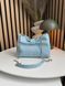 Женская сумка Christian Dior Medium Bow Bag Blue Lambskin Premium re-129209 фото 2