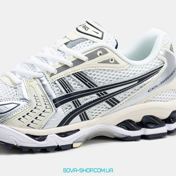 Чоловічі кросівки Asics Gel-Kayano 14 "White Midnight Silver" фото