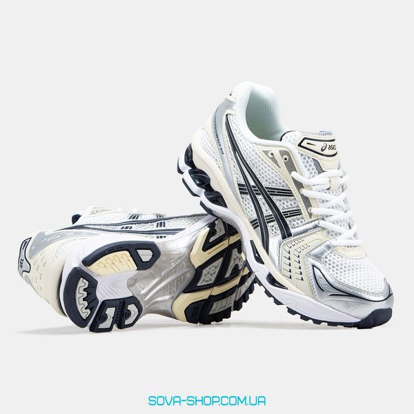 Мужские кроссовки Asics Gel-Kayano 14 "White Midnight Silver" фото