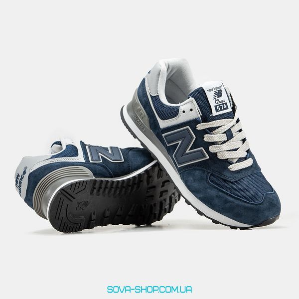 Мужские кроссовки New Balance 574 Blue Grey фото