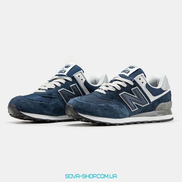 Мужские кроссовки New Balance 574 Blue Grey фото