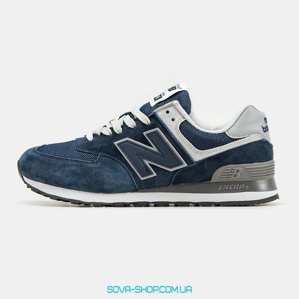 Мужские кроссовки New Balance 574 Blue Grey фото