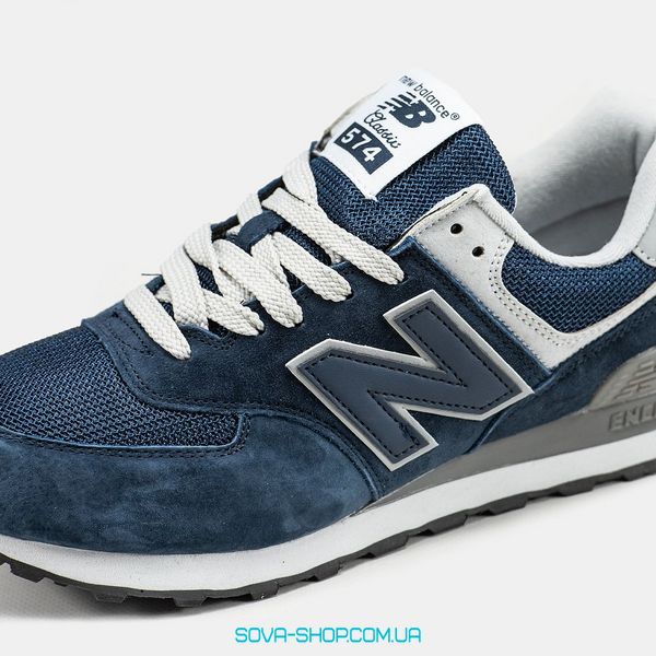 Мужские кроссовки New Balance 574 Blue Grey фото