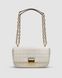 Жіноча сумка Michael Kors Tribeca Large Quilted Leather Shoulder Bag Cream Premium re-11753 фото 2