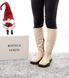 Зимові жіночі черевики з хутром Bottega Veneta High Beige 13048 re-5411 фото 9