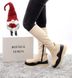Зимові жіночі черевики з хутром Bottega Veneta High Beige 13048 re-5411 фото 1