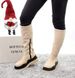 Зимові жіночі черевики з хутром Bottega Veneta High Beige 13048 re-5411 фото 8