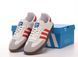 Жіночі кросівки Adidas Samba WHITE / RED re-10834 фото 6