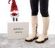Зимові жіночі черевики з хутром Bottega Veneta High Beige 13048 re-5411 фото 11