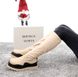Зимові жіночі черевики з хутром Bottega Veneta High Beige 13048 re-5411 фото 5