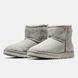 Жіночі зимові ботинки UGG Classic Mini Light Grey Premium re-9588 фото 6