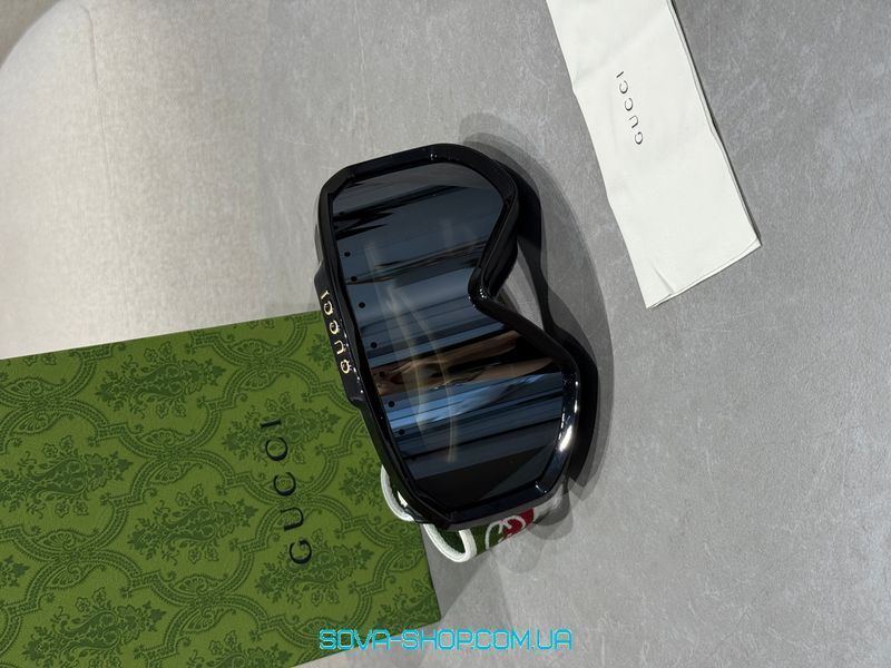 Лыжные очки (маска) Gucci Monogram Ski Goggles Mask Model Black Premium фото