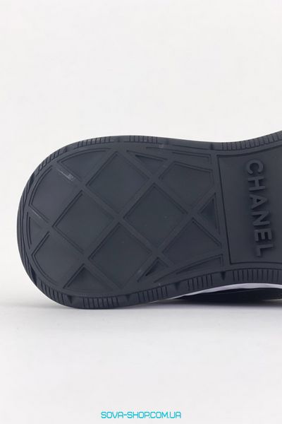 Кроссовки женские Chanel Sneakers Beige Black фото