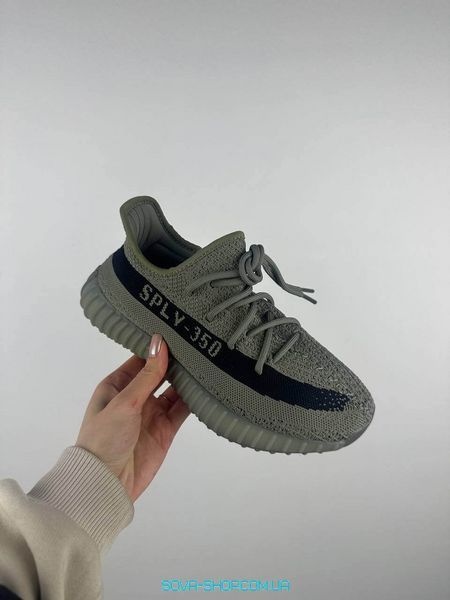 Мужские и женские кроссовки Yeezy Boost 350 V2 Salt Haki фото
