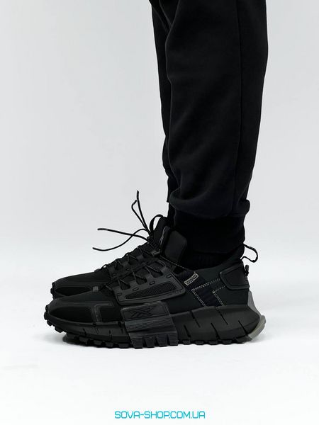 Мужские кроссовки Reebok Zig Kinetica Fit All Black фото
