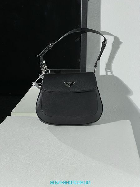 Женская сумка Prada Cleo Brushed Leather Mini Bag Black Premium фото