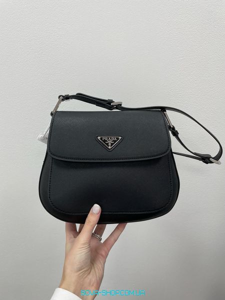 Женская сумка Prada Cleo Brushed Leather Mini Bag Black Premium фото