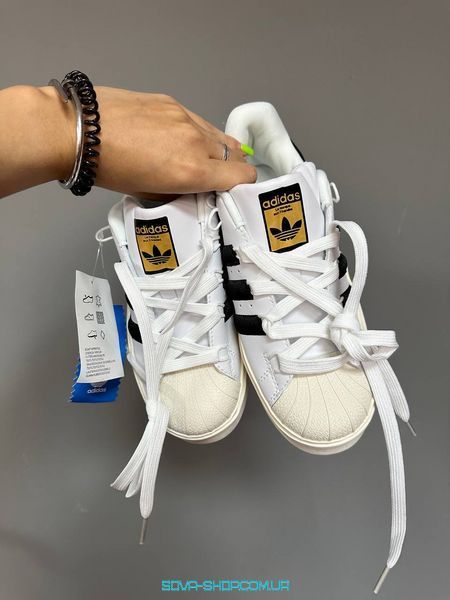 Жіночі кросівки Adidas Superstar Bonega White/Black фото