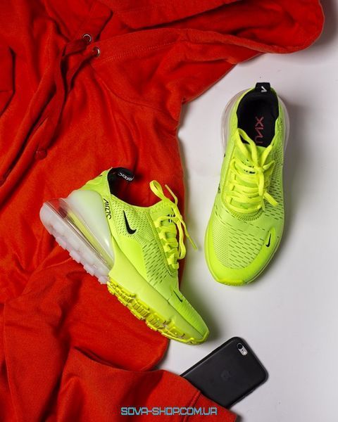 Жіночі кросівки Air Max 270 YellowGeen Nike фото