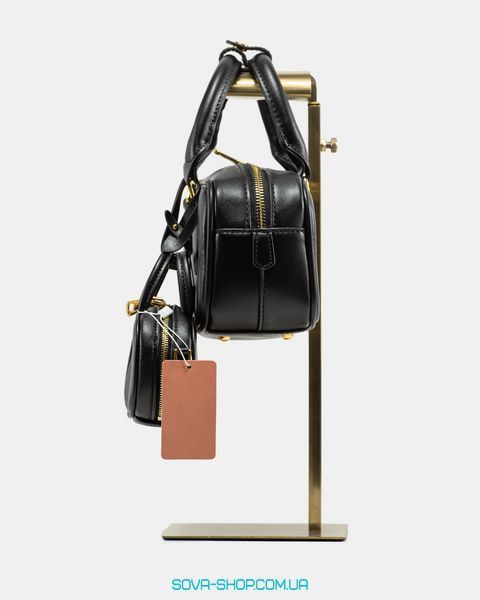 Жіноча сумка (набір) Miu Miu Arcadie Leather Black + Micro Premium фото