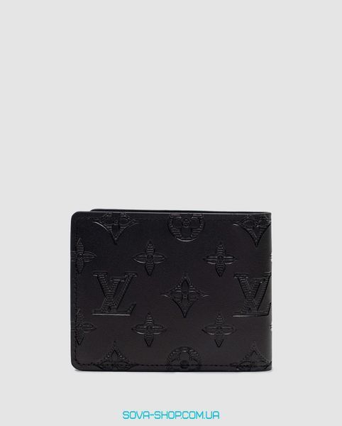 Гаманець Louis Vuitton Slender Wallet Black Embossed Leather Premium фото