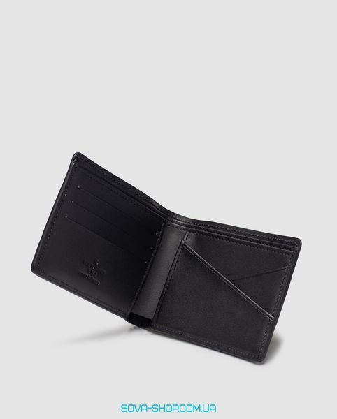 Гаманець Louis Vuitton Slender Wallet Black Embossed Leather Premium фото