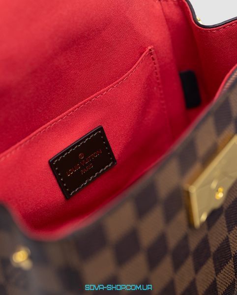 Жіноча сумка Louis Vuitton Cluny Mini Damier Ebene Premium фото