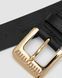 Ремень Miu Miu Nappa Leather Belt Black Premium re-128218 фото 3