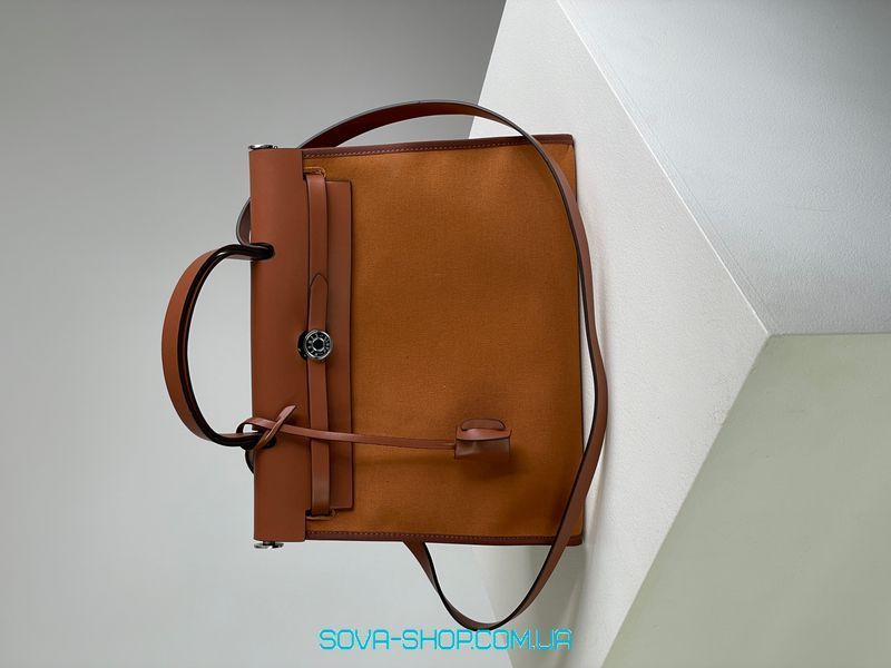 Жіноча сумка Hermes Herbag Zip 31 Bag Ginger Premium фото