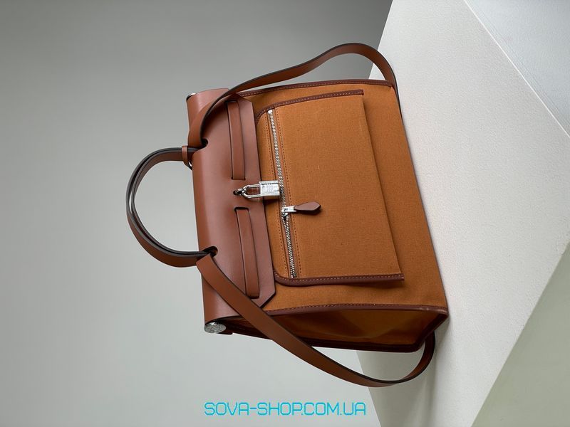 Жіноча сумка Hermes Herbag Zip 31 Bag Ginger Premium фото