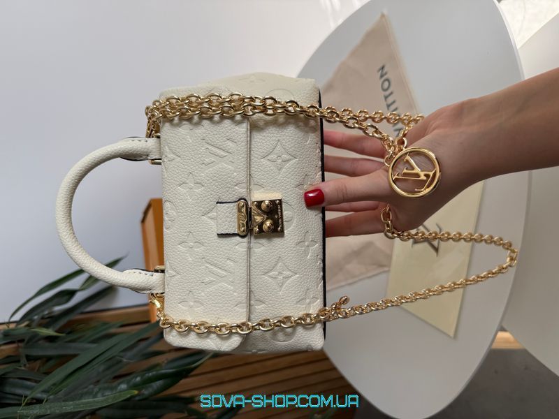 Женская сумка Louis Vuitton Mini Top Handle Bag Beige Premium фото