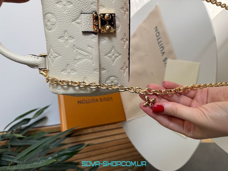 Женская сумка Louis Vuitton Mini Top Handle Bag Beige Premium фото