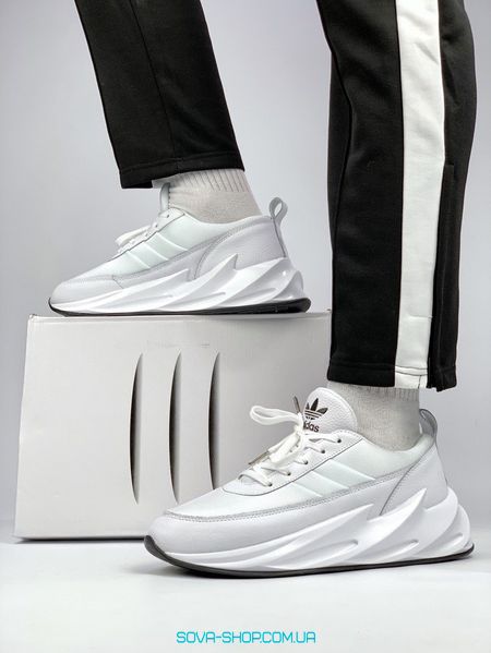 Чоловічі кросівки Adidas Sharks Boost All White фото