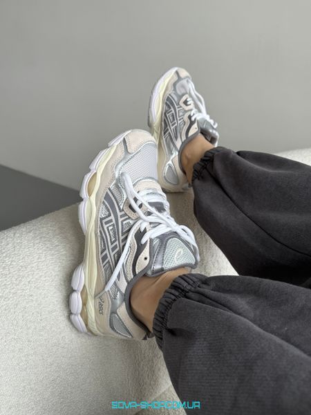 Мужские и женские кроссовки Asics Gel-NYC Beige/Grey фото