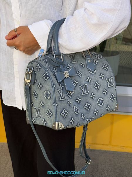Женская сумка Louis Vuitton Vintage Half Moon Nano Luxury Denim Bag Premium фото