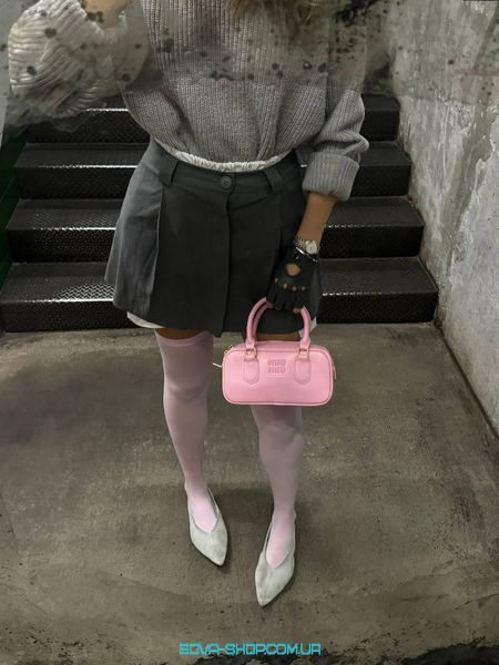 Женская сумка Miu Miu Arcadie Leather Bag Pink Premium фото