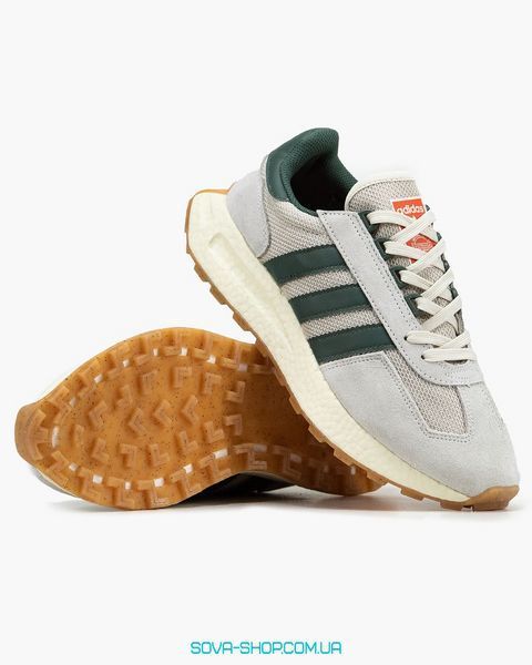 Чоловічі кросівки Adidas Retropy E5 Beige Green фото