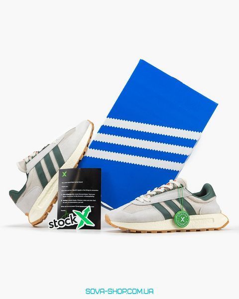 Чоловічі кросівки Adidas Retropy E5 Beige Green фото