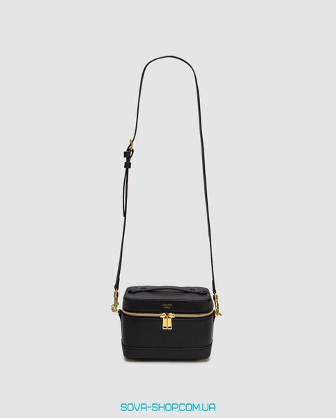 Женская сумка Celine Vanity In Smooth Satinated Calfskin Black Premium фото