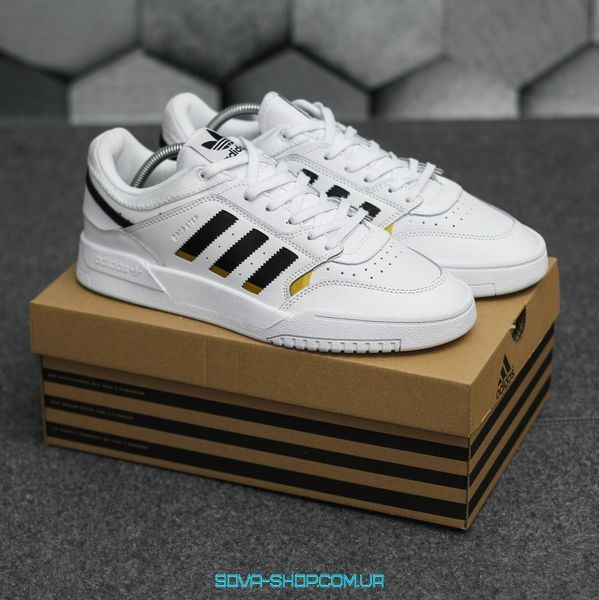 Чоловічі кросівки Adidas Drop Step "White/Yellow" фото