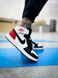 Чоловічі баскетбольні кросівки Nike Air Jordan 1 Mid SE Union Black Toe re-5407 фото 8
