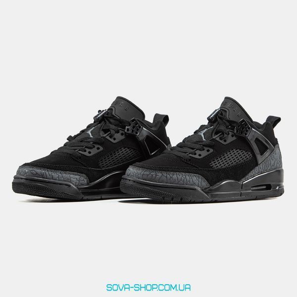Чоловічі баскетбольні кросівки Nike Air Jordan Spizike Low Black Cat PREMIUM фото